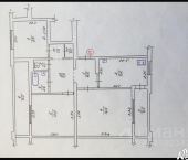 комната 68 кв м проспект Октябрьской Революции, 22/5