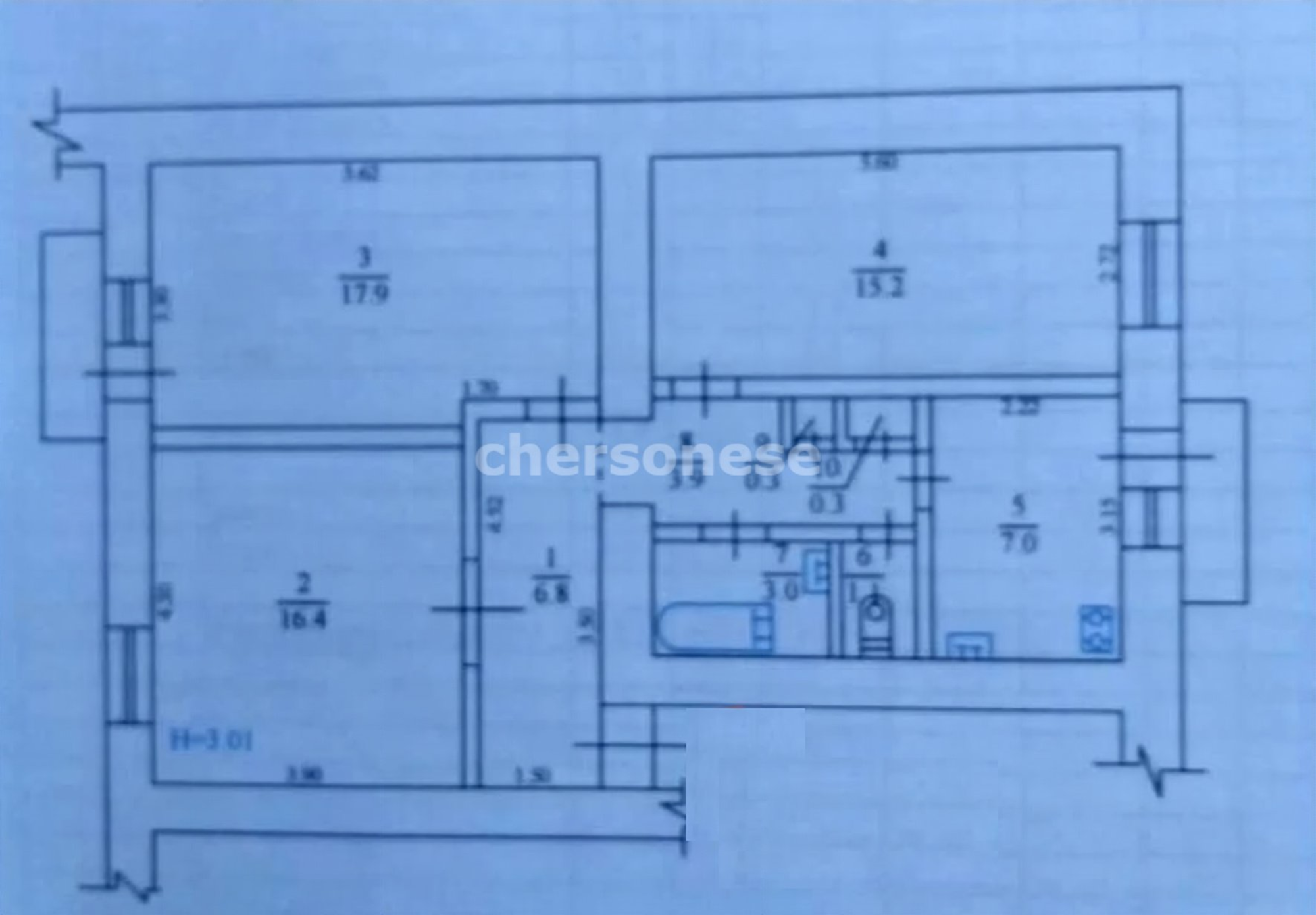 Купить квартиру за 19 700 000 рублей на Патриса Лумумбы улица, д.4