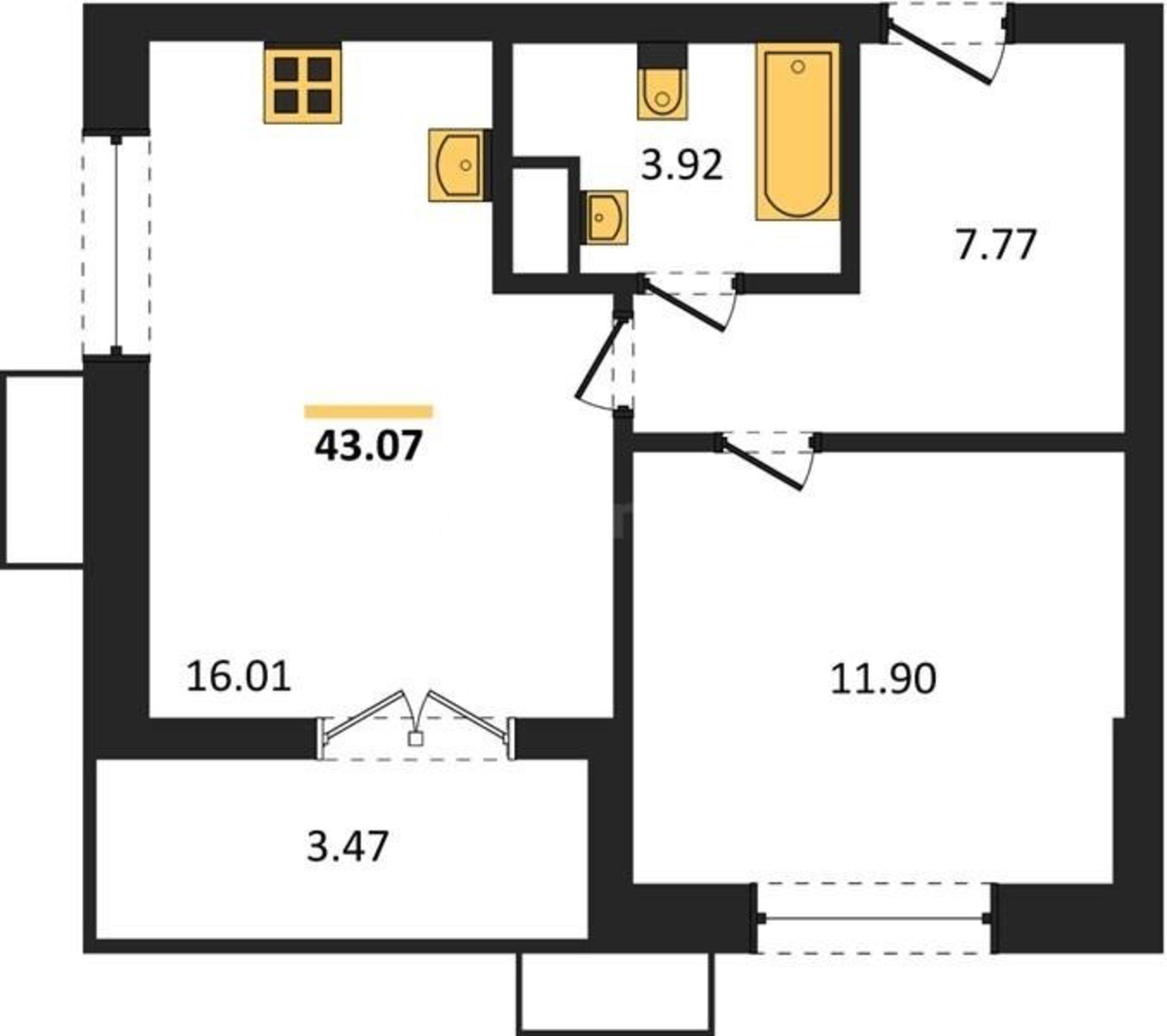 Купить квартиру за 9 260 050 рублей на Мате Залки улица, д.86