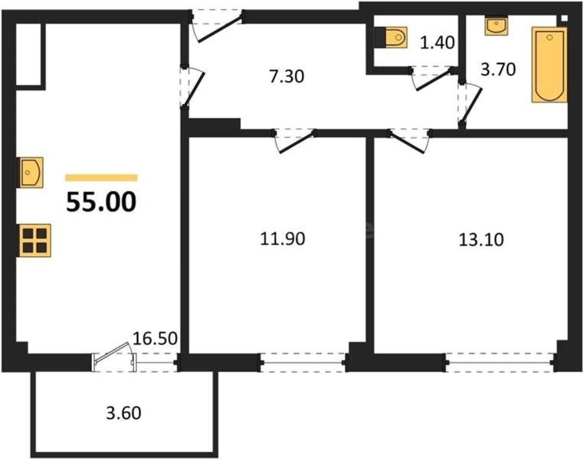 Купить квартиру за 14 850 000 рублей на Степаняна улица, д.2