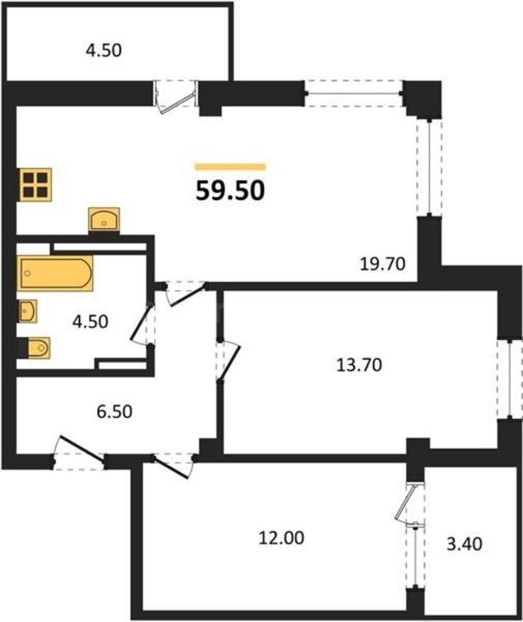 Купить квартиру за 17 260 000 рублей на Степаняна улица, д.2