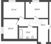 3-комн, 70кв м, этаж 7/11 ул Адмирала Фадеева, 46Б 2
