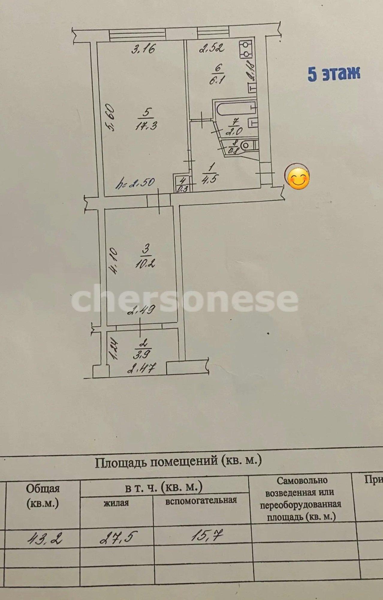 Купить квартиру за 5 800 000 рублей на Менжинского улица, д.18