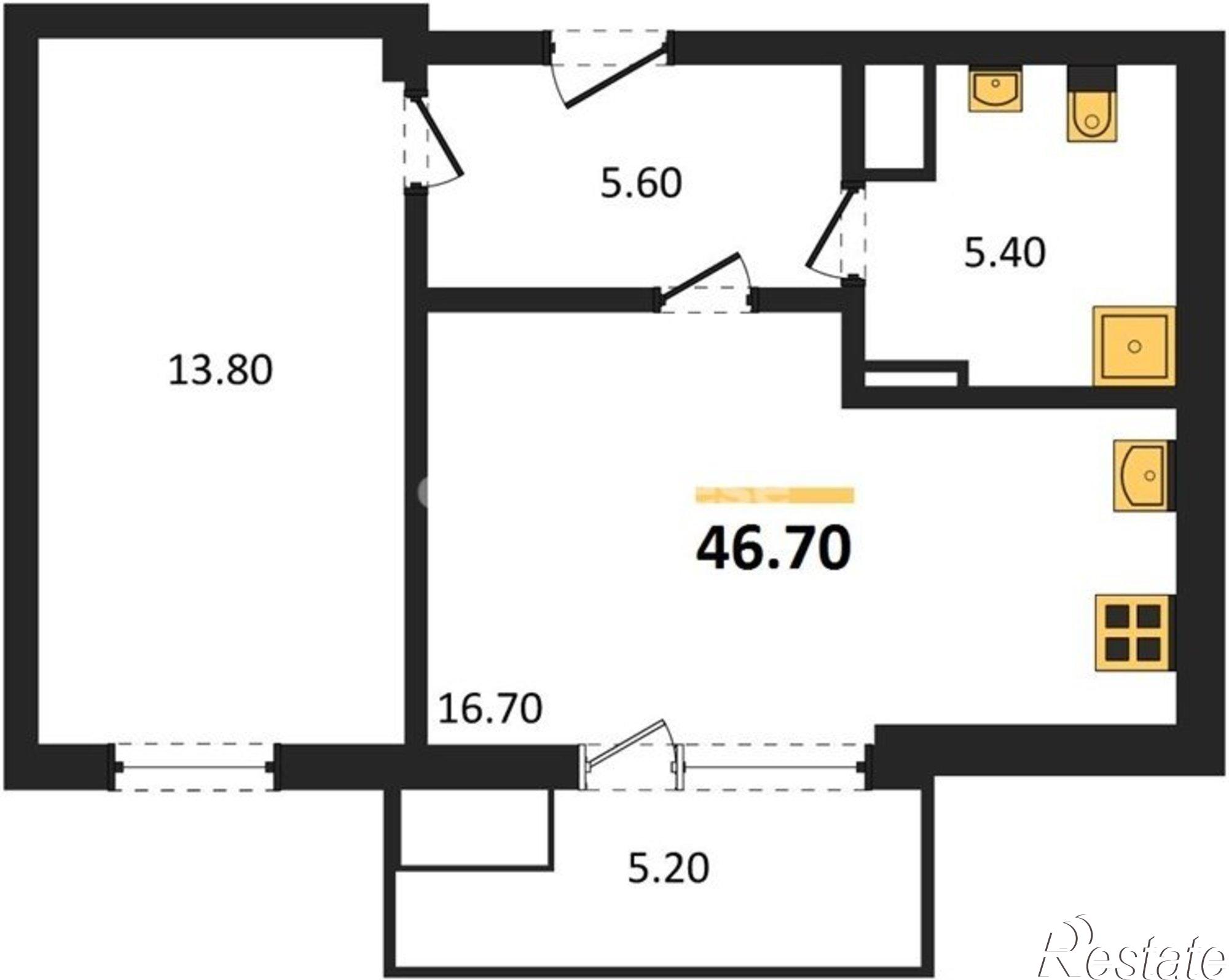 Купить квартиру за 9 390 000 рублей на Токарева улица, д.18Д/4