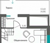 1-комн, 64 кв м, этаж 1/12 Балаклавское шоссе, 2