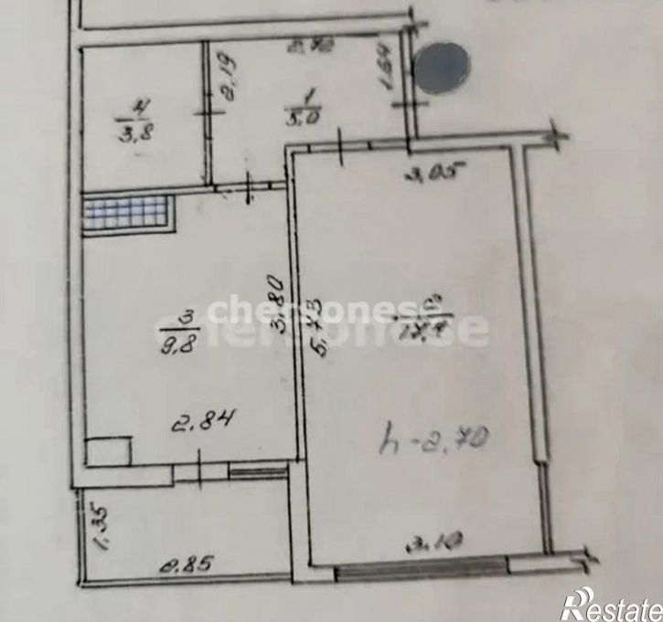 1-комн квартира Челнокова улица, д.12/6