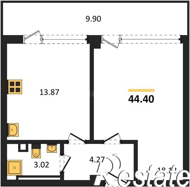 Купить квартиру за 23 650 900 рублей на улица Парковая, д.15